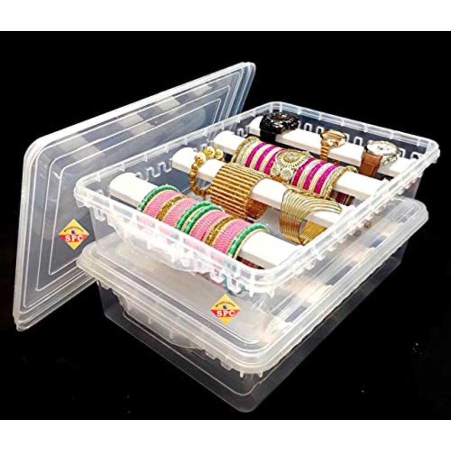 Jewellery Watches - Plastic adjustable 4 rod Bangle Box