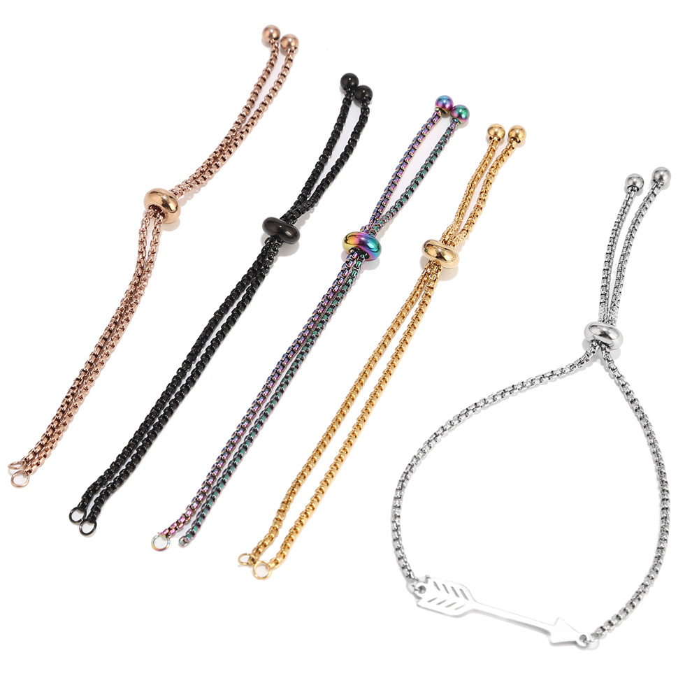 10PCS Bulk Wholesale Stainless - Rose Gold Bracelet ulasan dan harga