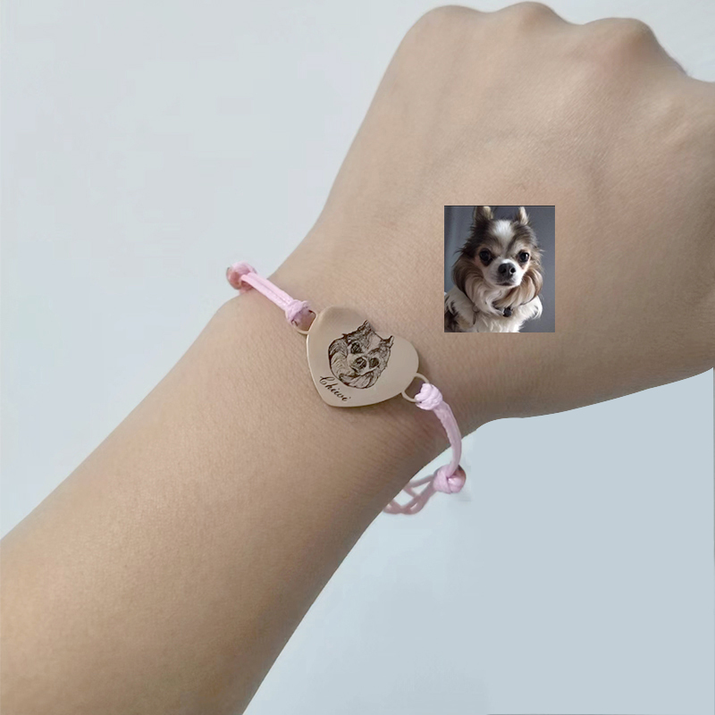 RetroGem Creative Custom Pet P - Rose Gold Bracelet ulasan dan harga