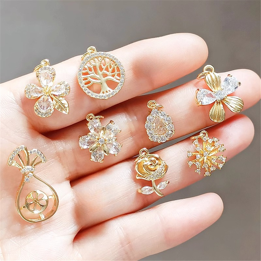14K Gold-plated and Zirconium- - Rose Gold Bracelet ulasan dan harga