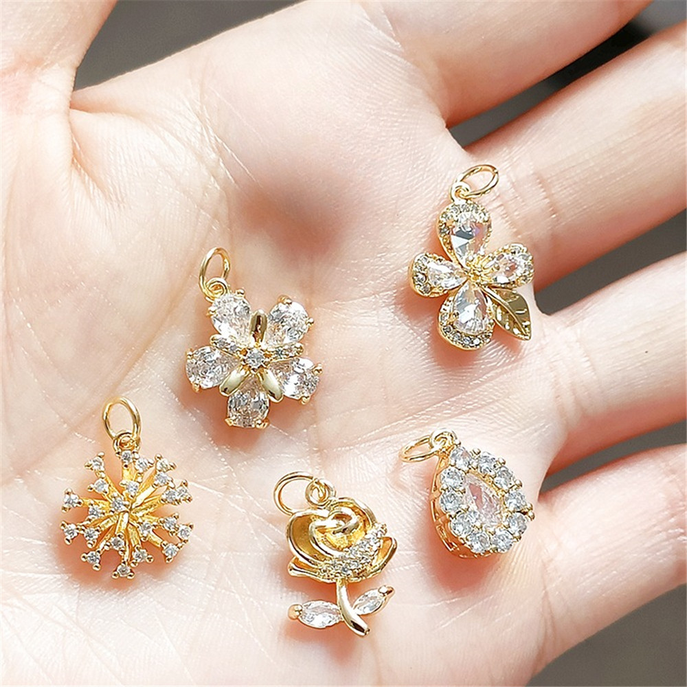 14K Gold-plated and Zirconium- - Rose Gold Bracelet ulasan dan harga