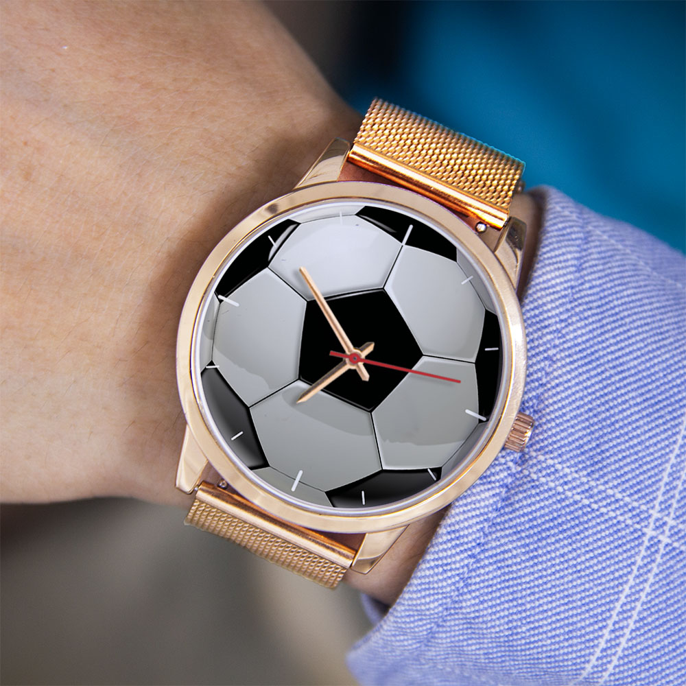 Football Soccer Design Fans Si - Rose Gold Bracelet ulasan dan harga