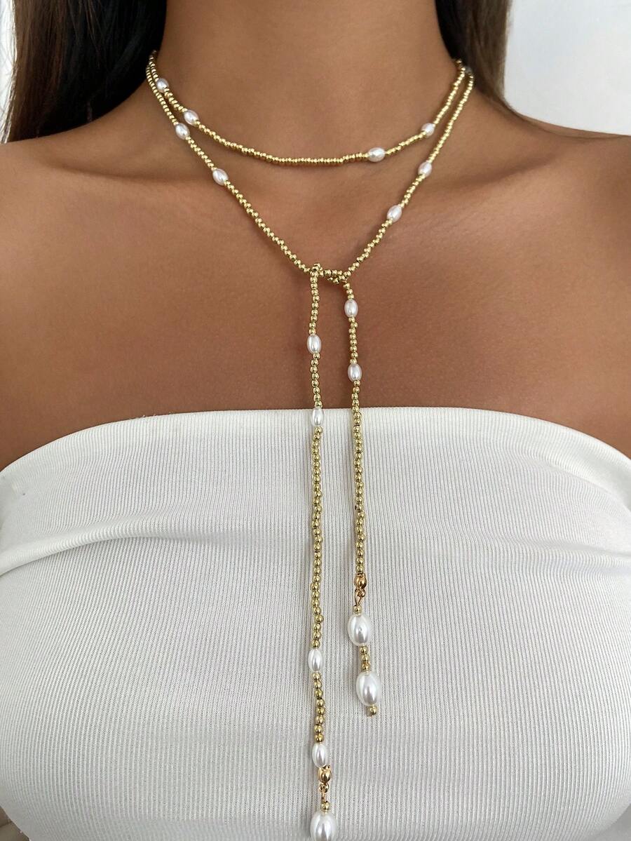 1pc Bohemian Faux Pearl Geomet - Luxury Gifts Jewelry & Watches Namfleg Mostar ulasan dan harga
