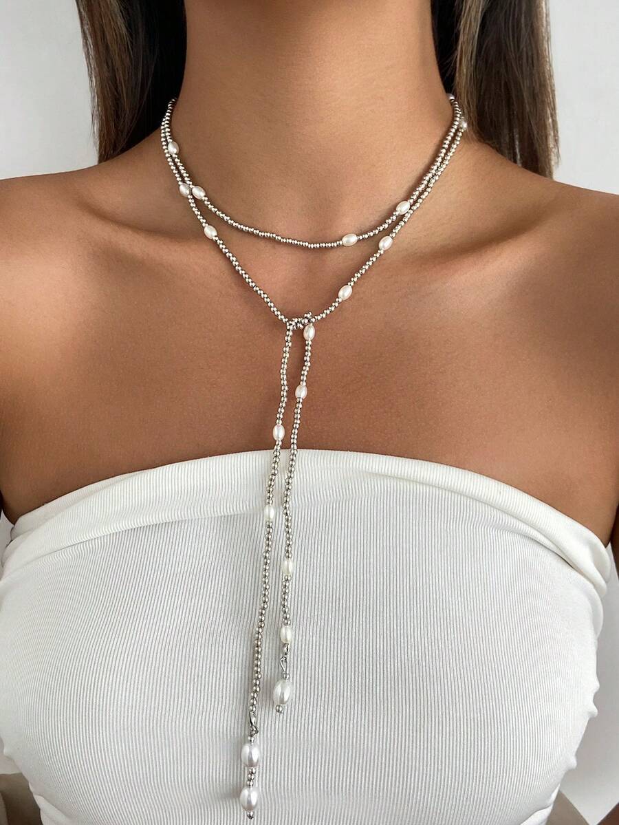1pc Bohemian Faux Pearl Geomet - Luxury Gifts Jewelry & Watches Namfleg Mostar ulasan dan harga