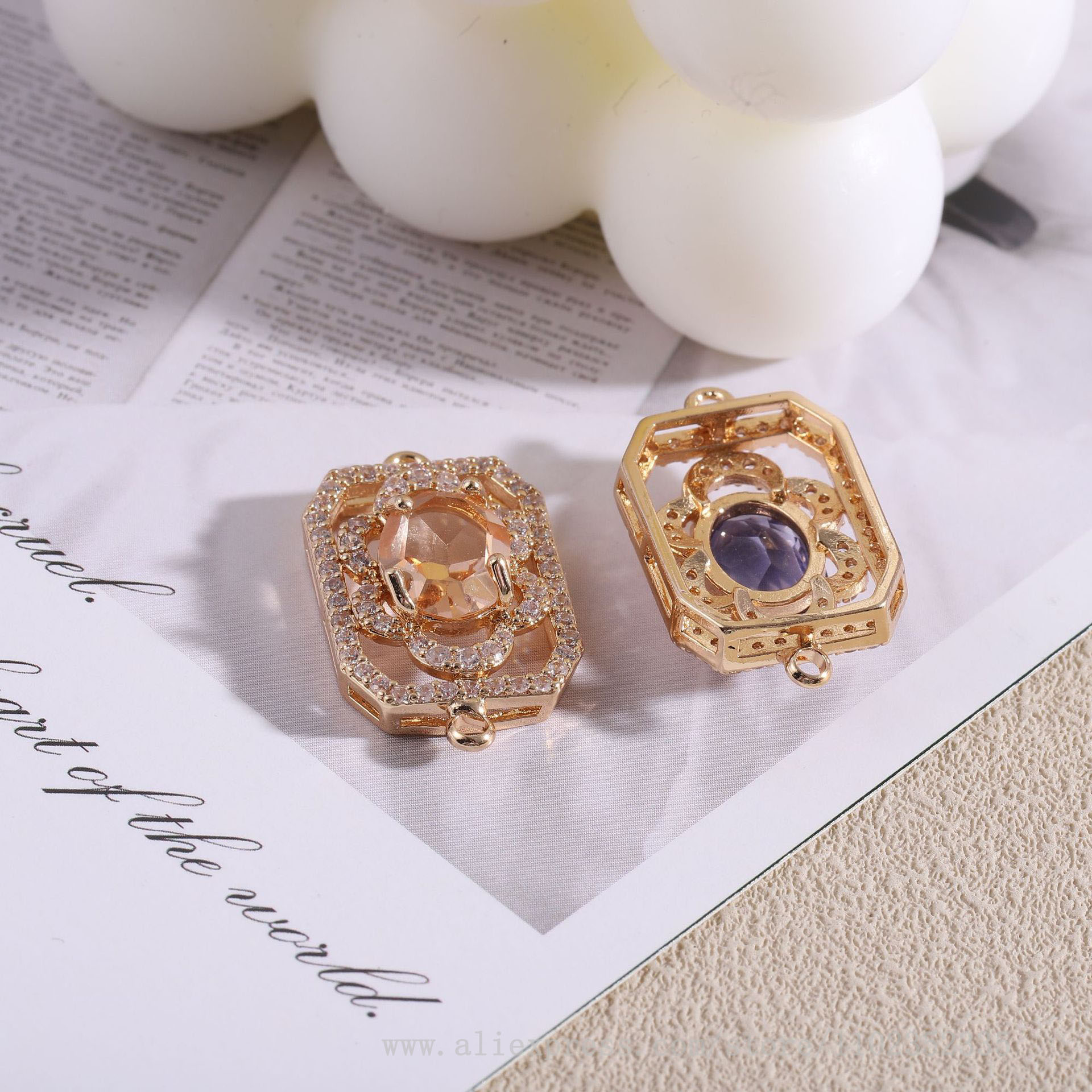 10pcs/ Bag   Diamond studded r - Diamond Stud Earrings ulasan dan harga