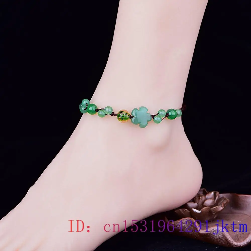Jade Flower Anklets for Women  - Luxury Gifts Jewelry & Watches Namfleg Mostar ulasan dan harga