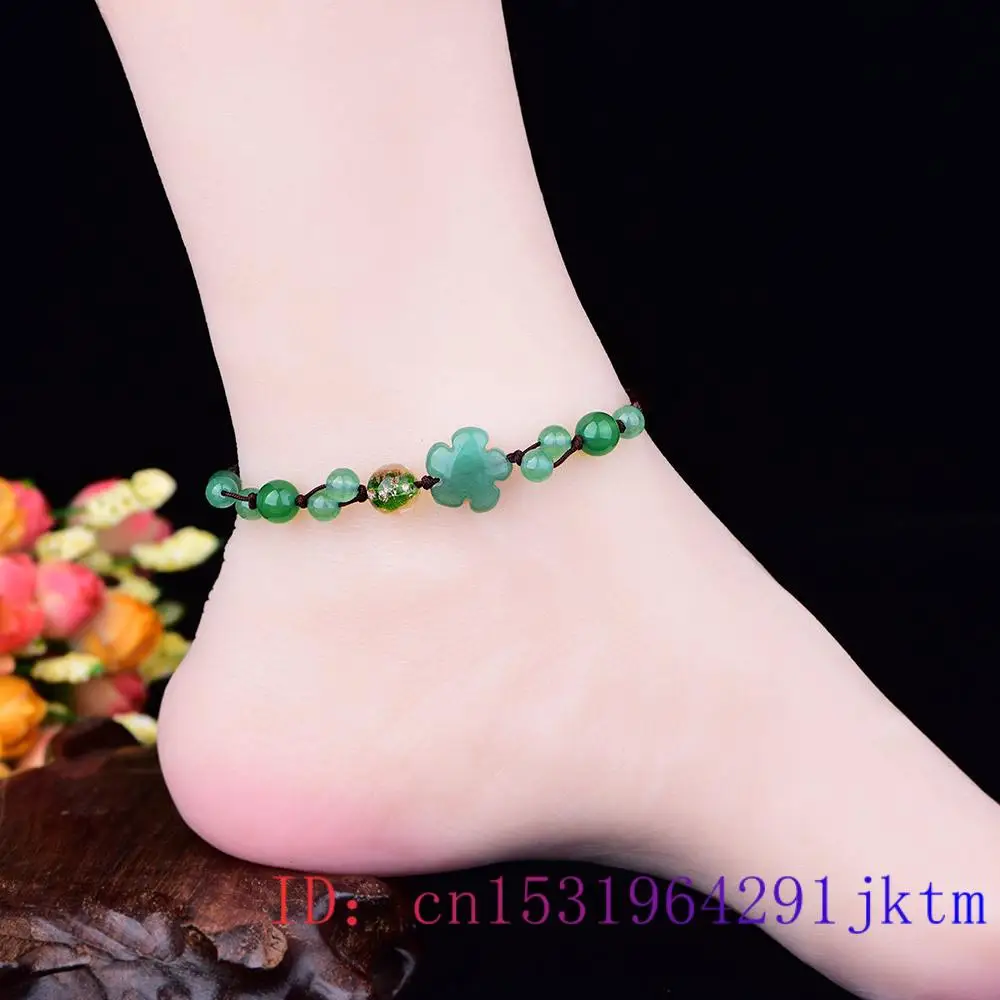 Jade Flower Anklets for Women  - Luxury Gifts Jewelry & Watches Namfleg Mostar ulasan dan harga