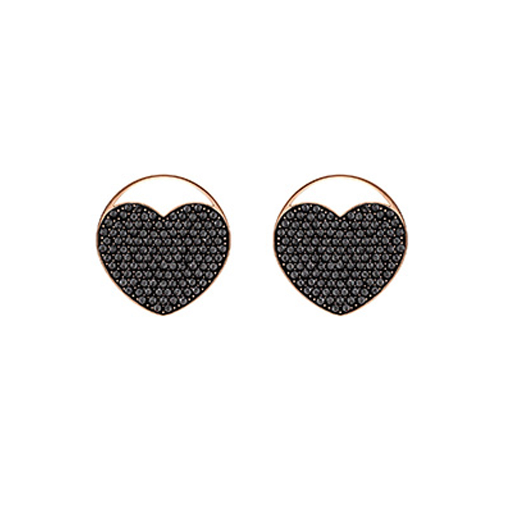 New Pink Crystal Butterfly Acc - Diamond Stud Earrings ulasan dan harga