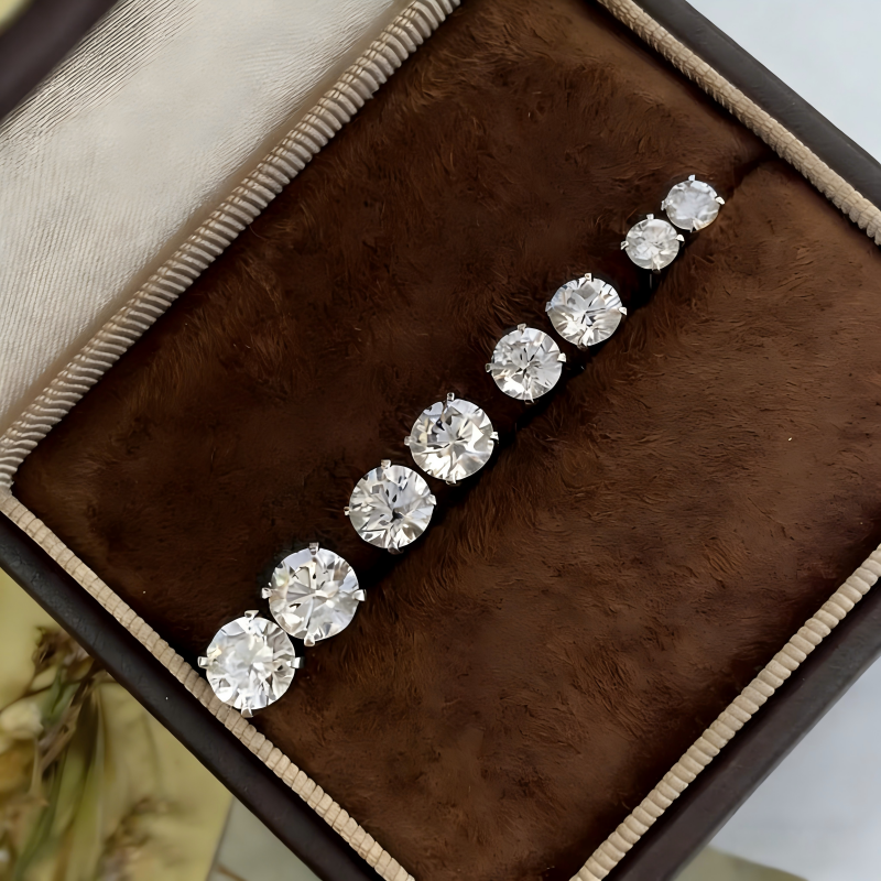 Cvd Lab Diamond 14k 18k Gold P - Diamond Stud Earrings ulasan dan harga