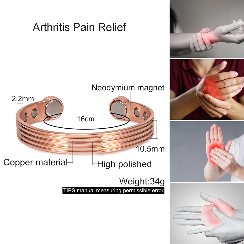 Customized Pure Copper Bracele - Rose Gold Bracelet ulasan dan harga