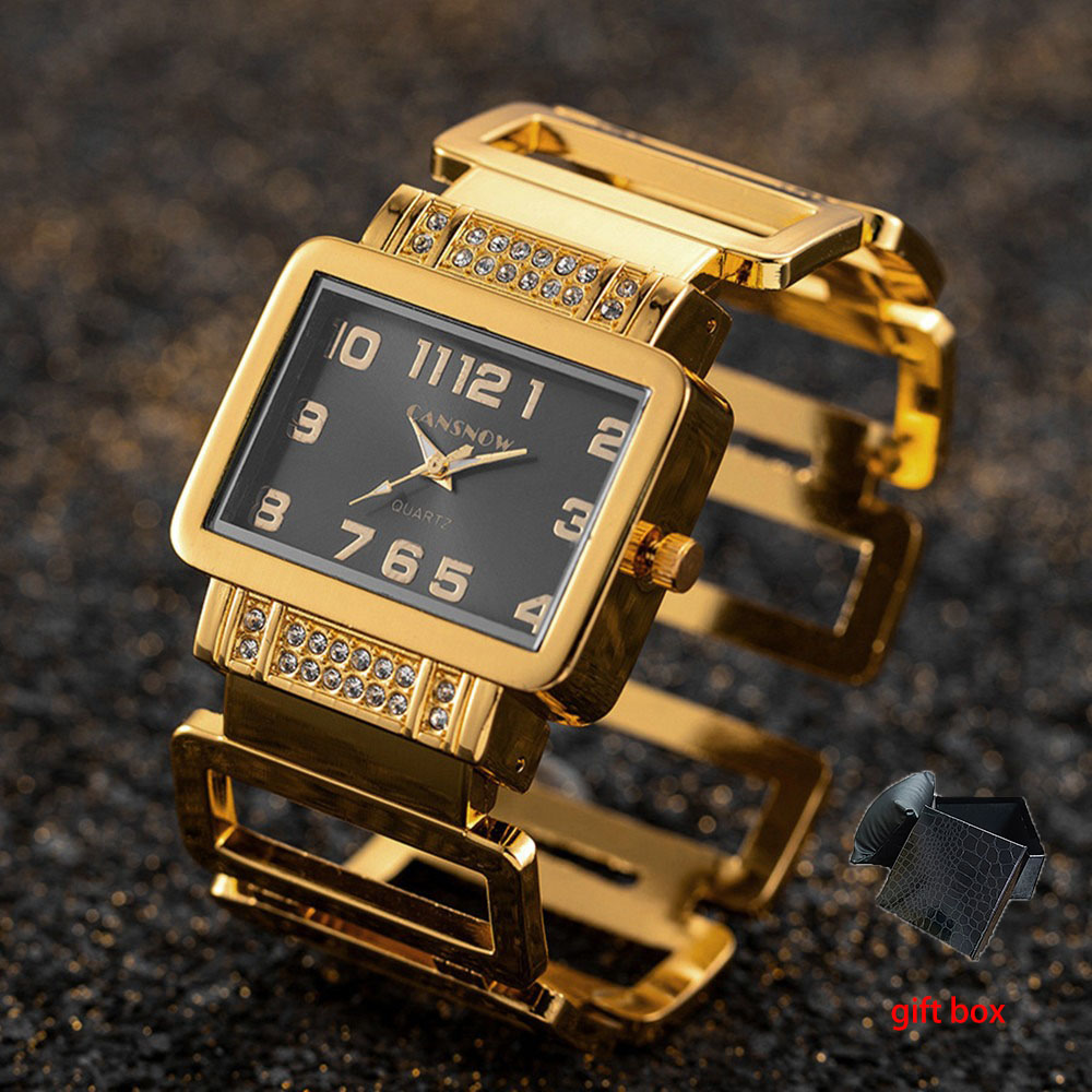 Fashion Rectangular Dial Women - Jewellery Watches ulasan dan harga