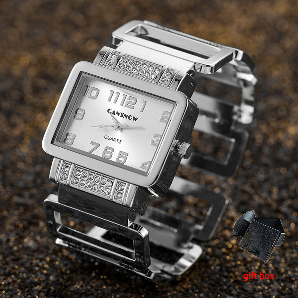 Fashion Rectangular Dial Women - Jewellery Watches ulasan dan harga