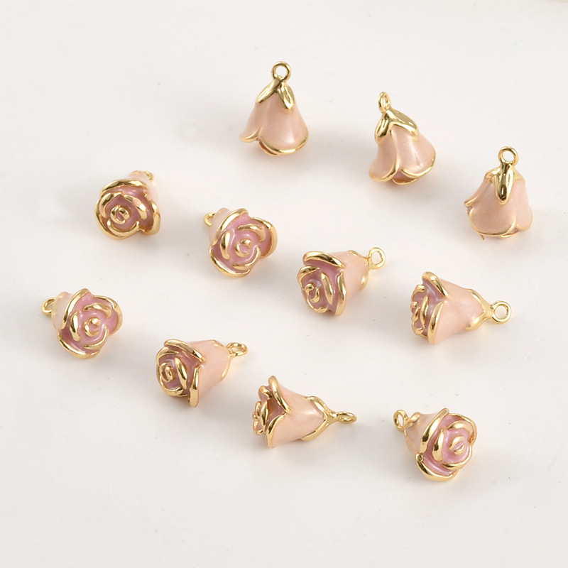14K Real Gold Color Cherry Blo - Rose Gold Bracelet ulasan dan harga