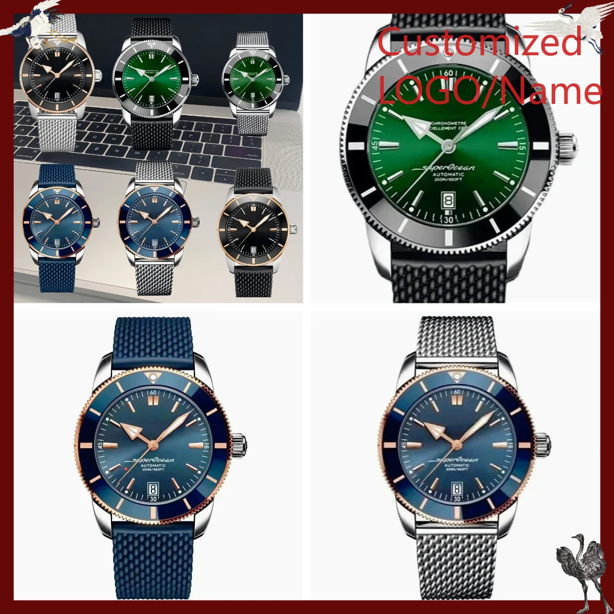 A1212 Store Customized Watches - Rose Gold Bracelet ulasan dan harga