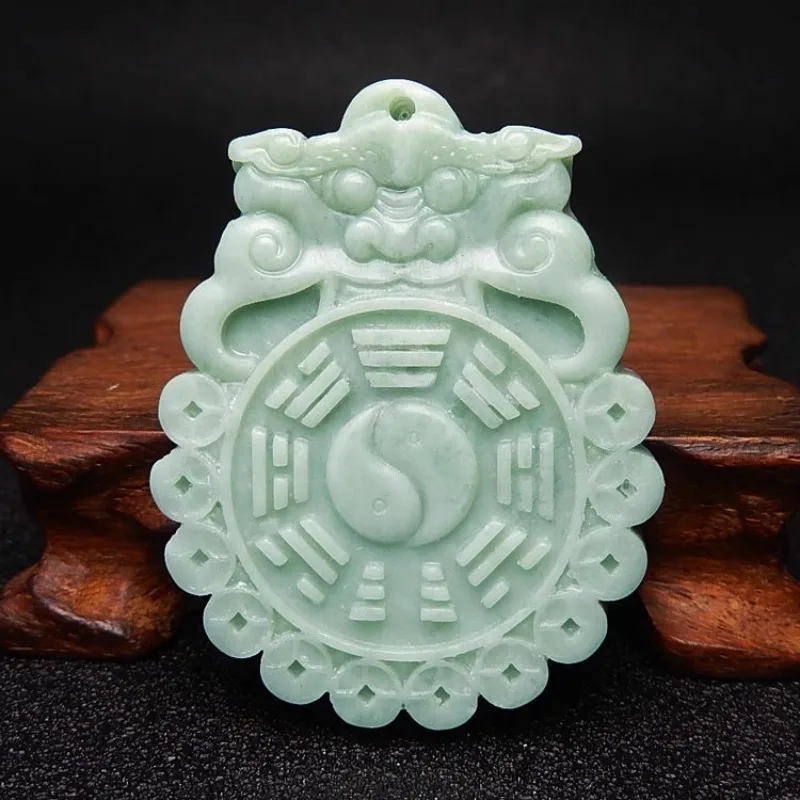 Green Real Jade Tai Chi Pendan - Luxury Gifts Jewelry & Watches Namfleg Mostar ulasan dan harga